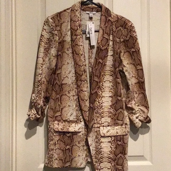 Snakeskin Print Blazer-New with tag - Picture 3 of 10